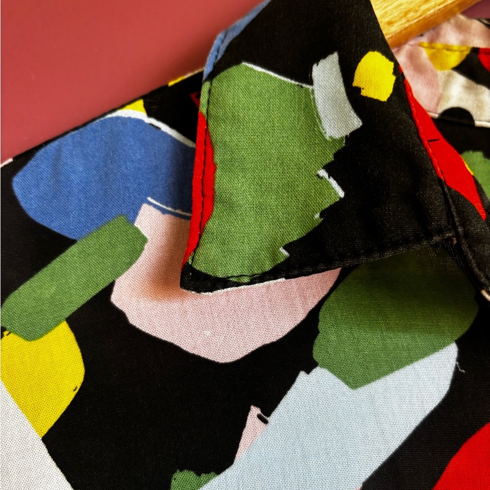 Nooworks • Joyce Button-Up • Party print by Ashley Mary • Small - Picture 4 of 10